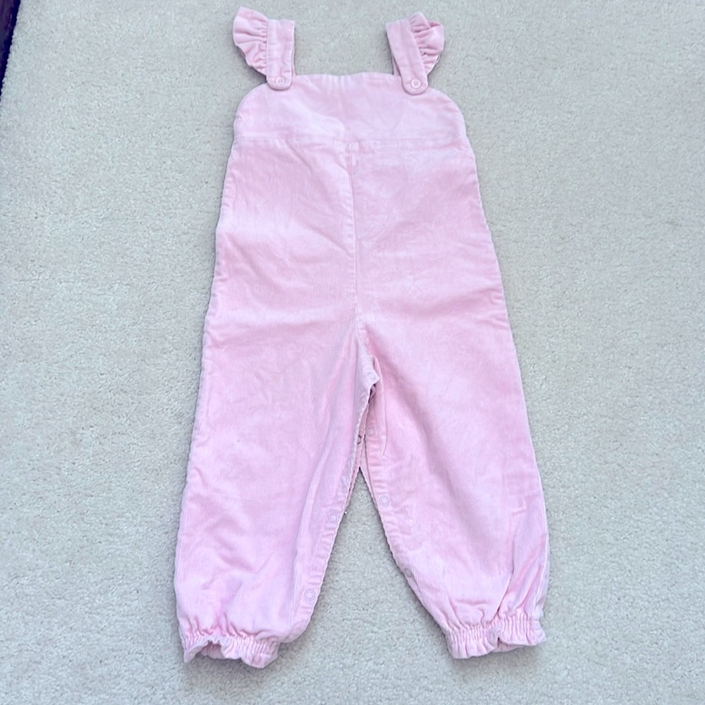 NWOT Beaufort Bonnet Company Choo Choo light pink corduroy overalls in 3T